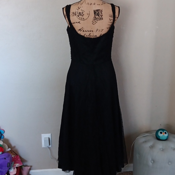 Jessica McClintock Vintage Polka Dot Retro Pinup Dress Size 12 - Picture 2 of 8